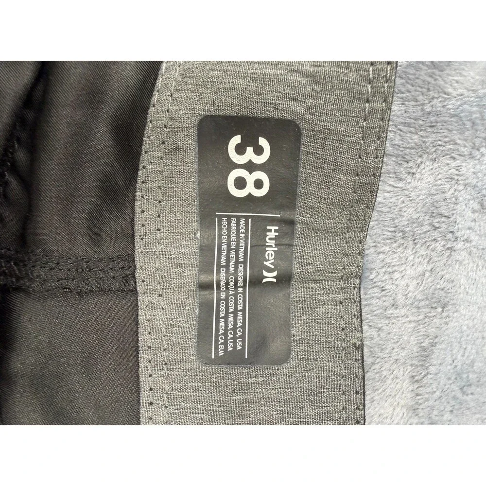 Hurley M HRLY OAO 2.0 BDST 21 “ Shorts Size 38 Black Surfing Swimming BNWT
